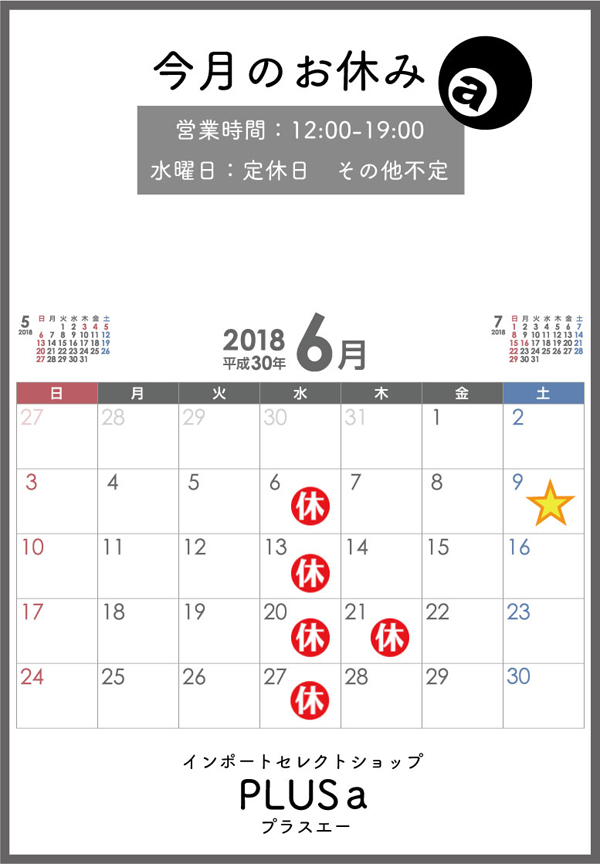 名古屋インポートセレクトショップ　プラスエー（PLUSa）